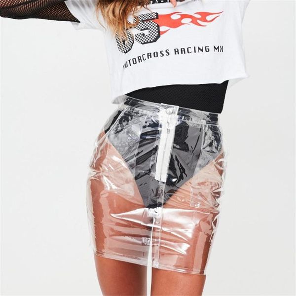 

skirts summer fashion women ladies unique girl casual high waist bodycon pencil mini short transparent skirt, Black