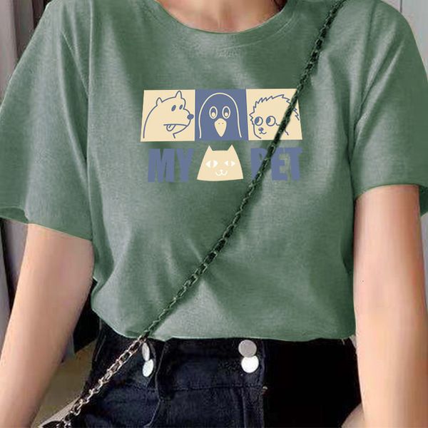 

tee classic fashion women's soft short sleeve breathable t-shirt, White