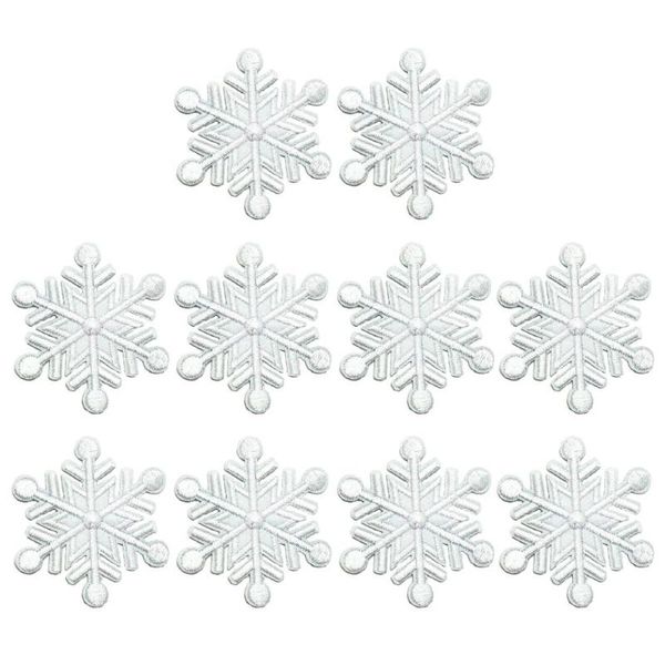 

gift wrap 10pcs delicate clothing patches diy snowflake stickers cloth