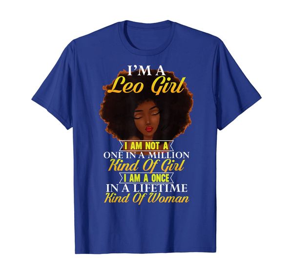 

i'm a leo i am not a one in a million tshirt melanin gift, White;black