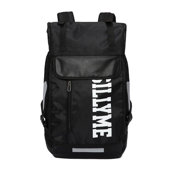 

backpack ins student bag computer super fire personality fashion luminous letters for trendy men