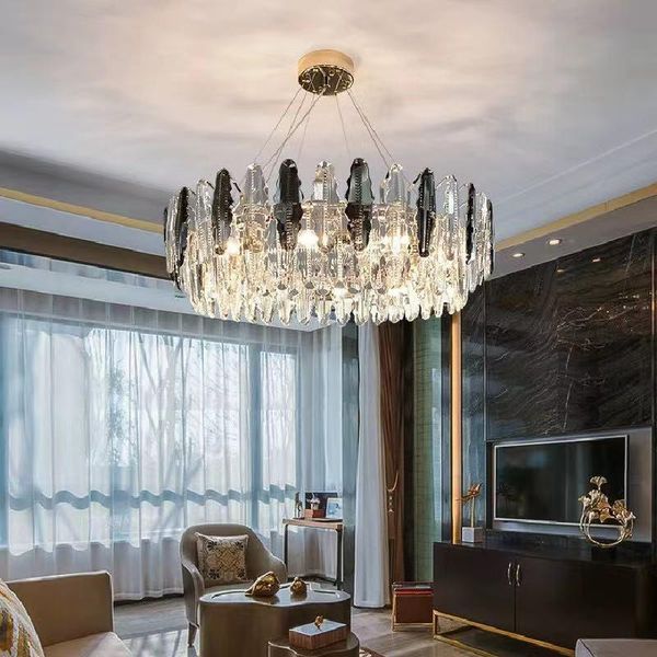 

chandeliers luxury crystal led lighting,dining room lamp nordic hanging lamps,living villa el lobby living decor