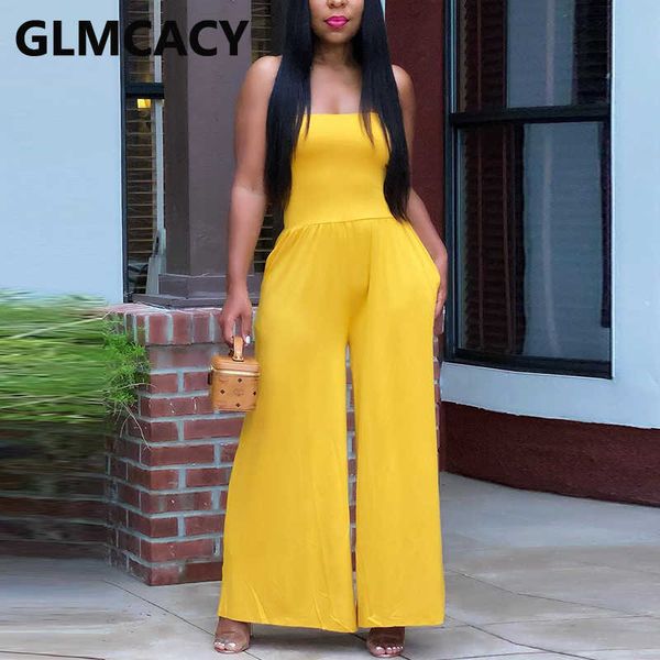 

off shoulder casual summer jumpsuit solid loose overalls 210702, Black;white