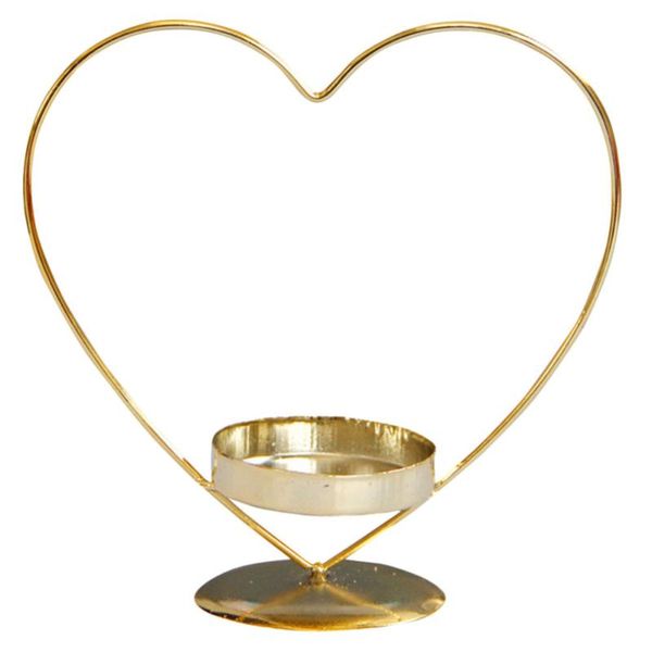 

candle holders 1pc heart design shelf valentine stand decorative candlestick