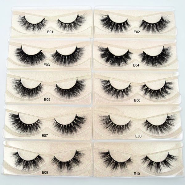 

mink lashes 3d eyelashes 100% cruelty lash handmade reusable natural eyelash wispies makeup