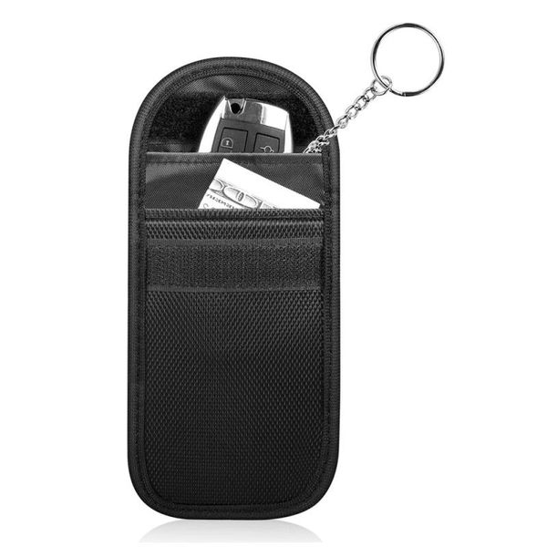 

new product double bag anti-theft key car shielding screen rfid signal button electromagnetic dibkw