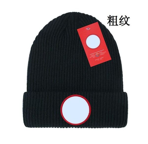 

fashion mens designers hats bonnet winter beanie knitted wool hat plus velvet cap skullies thicker mask fringe beanies caps, Blue;gray