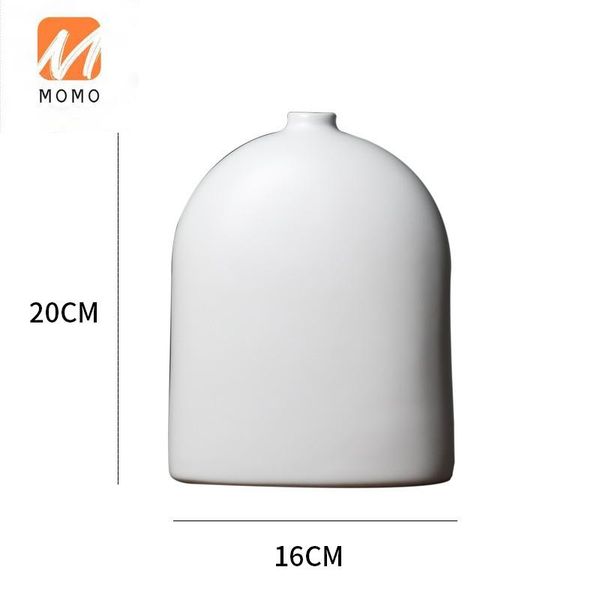 

vases chinese style pure white plain ceramic vase decoration model room tea soft