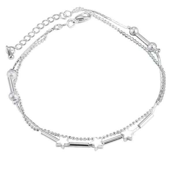 

anklets boho multi layered star for women leg chain round ankle bracelet jewelry foot beach accessories drop, Red;blue