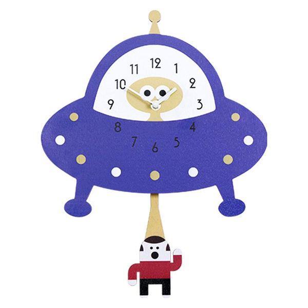 

creative decorative clocks children's room kindergarten early education cute car cartoon swing wall clock