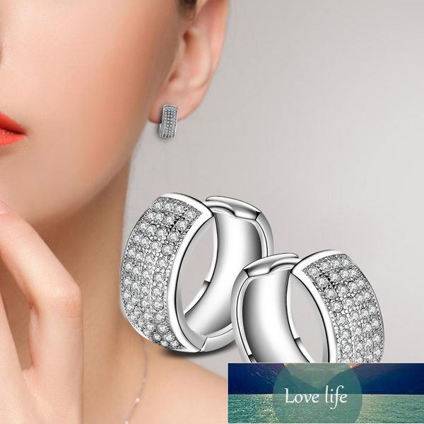 

aaa zircon hoop earrings for women earring earings silver color jewelry earing brincos brinco oorbellen pendientes Â factory price expert des, Golden;silver