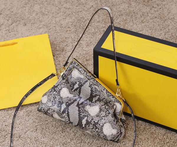 

fashion evening bags women brand handbags snakeskin design real leather cross body single shoulder bag make up pouch large medium mini size