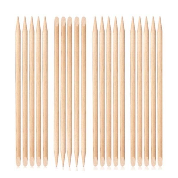 

nail art kits 20pc orange sticks cuticle pusher for manicure wooden set tools