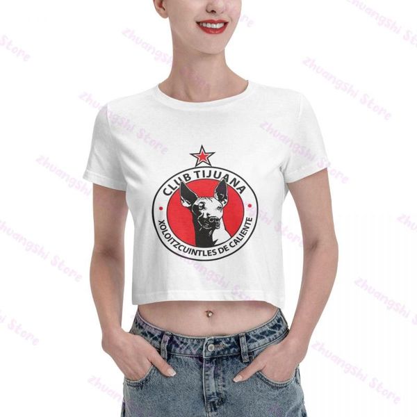 

women's t-shirt midsection at fashion club tijuana de cline, White