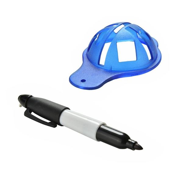 

golf training aids styrene - butadiene copolymer ball liner marker tool + pen accessories practice set