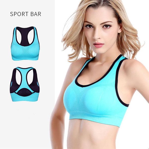 

bras sanderala woman professional sportwear bra running fitness back hollow vest padded underwear female yoga crop, Red;black