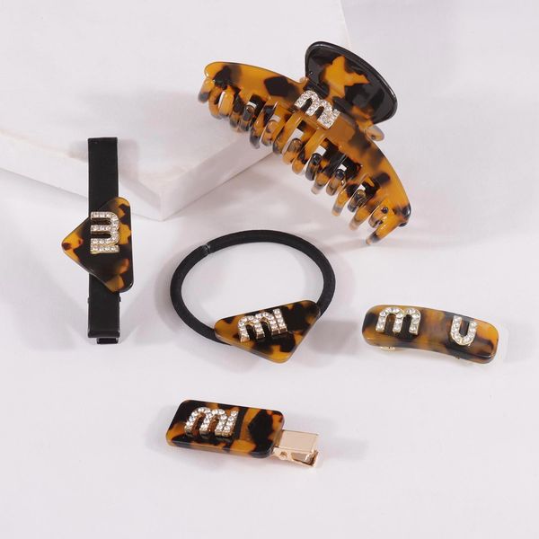 

barrettes hairpin duckbill clip ornament one line grab korean headdress female claw with drill miu, Golden;silver