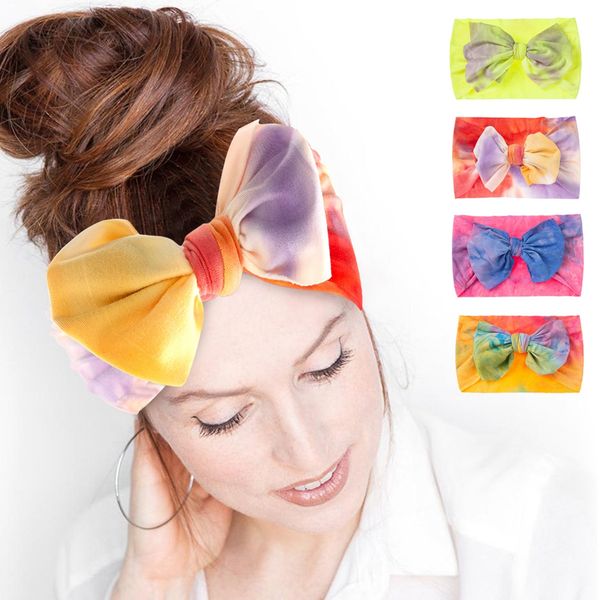 

women fashion handmade bowknot elastic hairband soft comfortable cotton girls yoga headband lady accessories p props, Silver