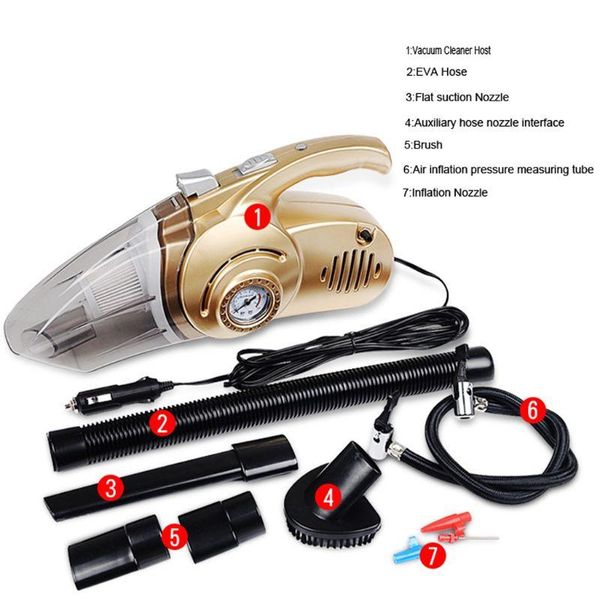 

wet and dry dual use car vacuum cleaner pump air compressor 4 in u1je cleaners