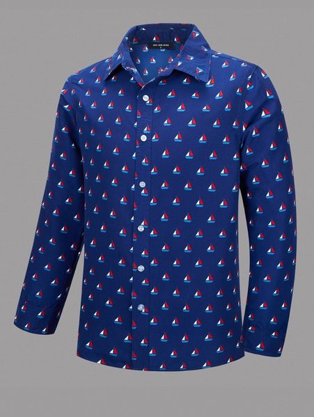 

men allover print button through shirt j7ef#, White;black