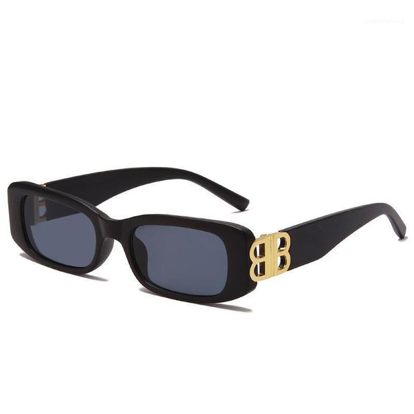 

sunglasses 2021 european and american fashion small frame men women trend rectangular, White;black