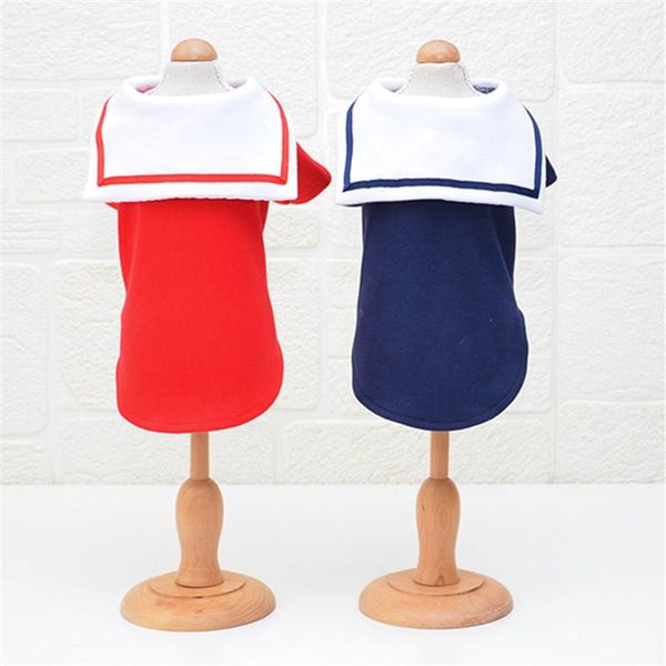 

dog apparel pet shirt coat autumn spring winter clothes sailor costume suit yorkie yorkshire pomeranian bichon poodle clothing