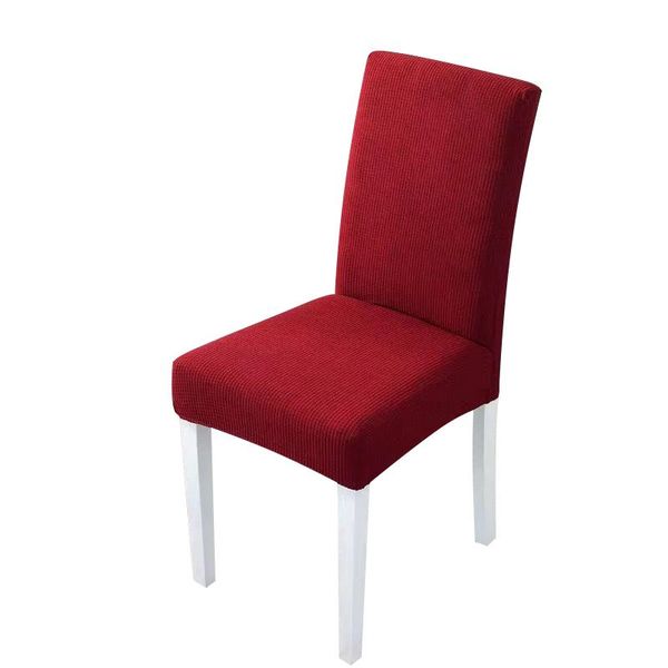 

chair covers knitted fabric cover stretch elastic removable solid color for kitchen wedding el banquet