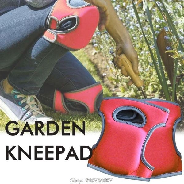 

foldable home gardening cleaning knee pads adjustable straps for scrubbing floors soft comfort foam protector n10 20 dropship elbow &, Black;gray