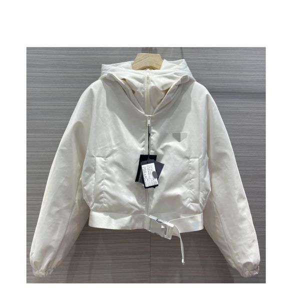 

milan runway down & parkas 2021 winter hooded long sleeve panelled women's coats designer brand same style outerwear 0909-20, Black