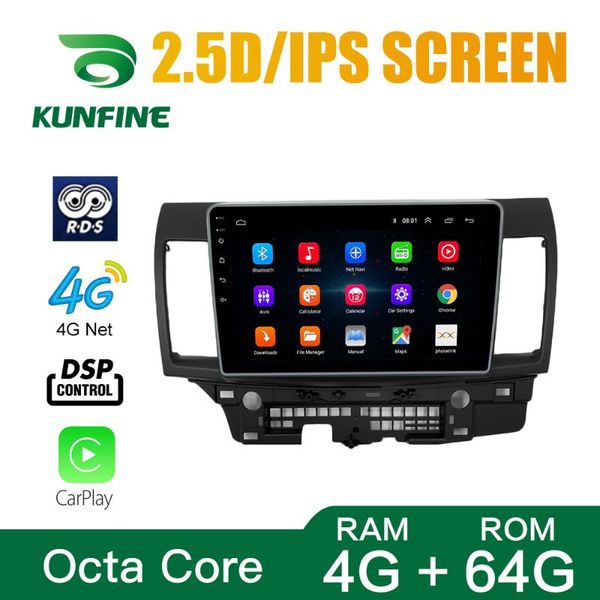 

player octa core android 10.0 car dvd gps navigation multimedia deckless stereo for mitsubishi lancer 2006-2012 radio