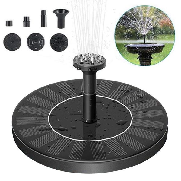 

outdoor floating solar power water fountain pump pool garden watering for bird bath aquarium supplies decorations