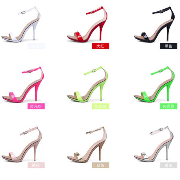 

sandal sweet fluorescence time word bring woman's sandals, Black