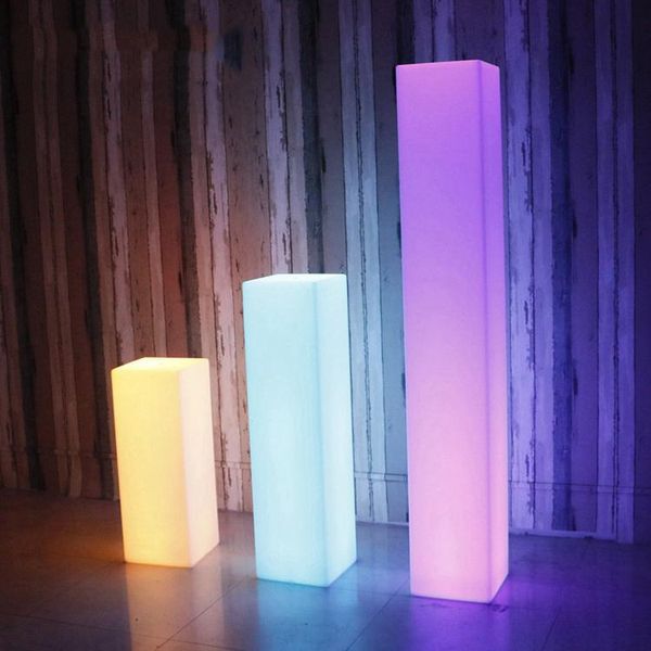 

sell square pillar lamp wedding road lead advertisement waterproof column outdoor landscape decoration luminous camp furniture