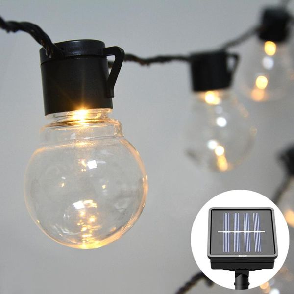 

outdoor wall lamps solar led light lights 2.5m 5m bulbs wedding christmas decoration warterproof lighting garden fairy lamp