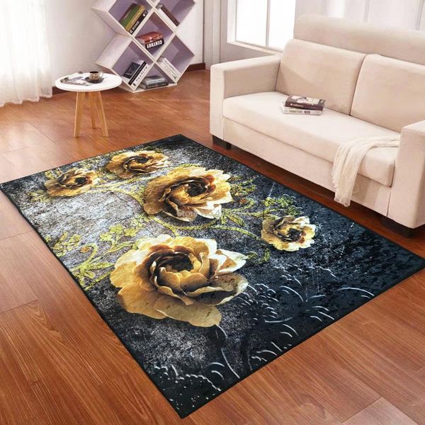 

carpets gold diamond velvet printed carpet living room coffee table bedroom bedside mat hallway custom washable floor