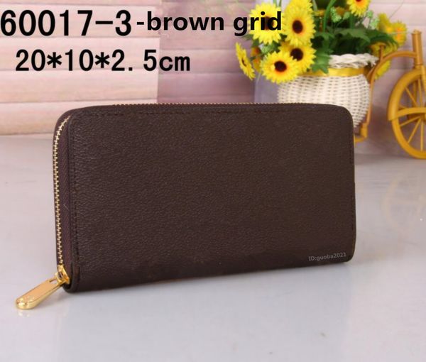 

wholesale fashion flower wallet single zipper designer men women id holder leather card black wallets lady ladies long purse 60017, Red;black
