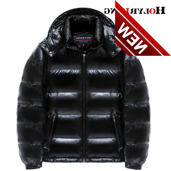 

down jackets for men winter black warm overcoats thicken outdoor casaco masculino male zipper pockets puffer jacket 15955