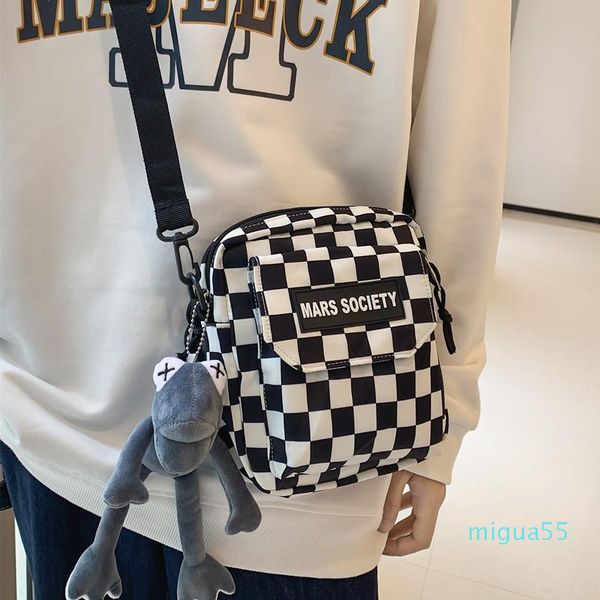 

cross body -bag women messenger ins niche design student canvas square shoulder