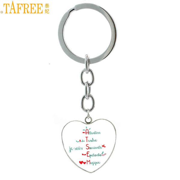 

tanew teacher's day gifts merci maitresse pendant keychain je suis une maitresse qui dechire key chains holder hp585, Silver