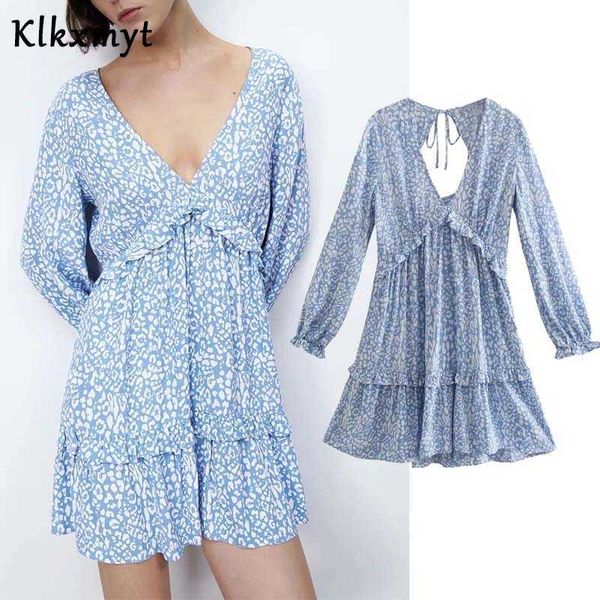 

klkxmyt spring za dress women england style vintage animal pattern printed fashion vestidos de fiesta noche 210527, Black;gray