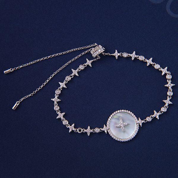 

bangles bracelet a family pearl fritillaria with stars for girlfriends, Black