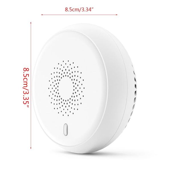 

smart gas leak detector eu plug alert alarm system sensor work home control