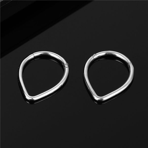

stainless steel water drop earrings