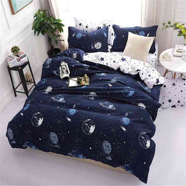 

bedding sets solstice home textile boys kid sets galactic universe planet duvet cover pillowcase flat bed sheet king  twin 6rad