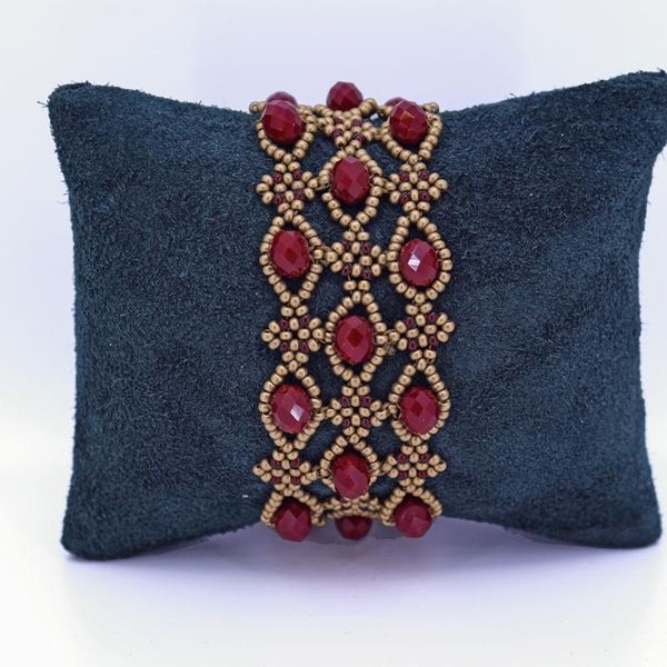 

beaded, strands fratelli vintage colorful seeds beads handmade bracelets bangles woven elastic rope wide bracelet for women jewelry, Black