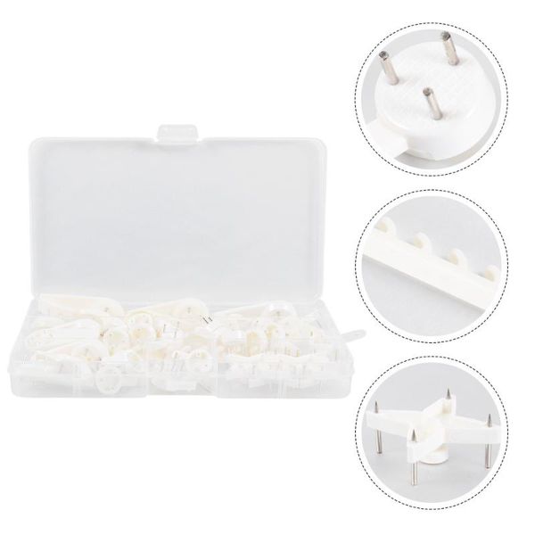 

42pcs picture hooks hanging hangers kit & rails