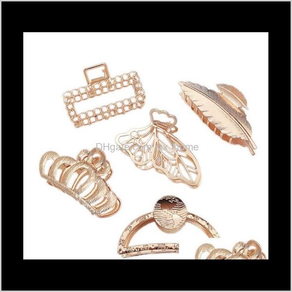 

baby kids maternity drop delivery 2021 arrival women girl barrettes claws headband hairhoop fashion accessories hair bands tiaras wvbpi, Slivery;white