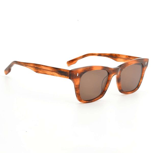 

highend accessories trendy trapezoid gray lens sun glass uv cr polarized acetate sunglass for men women, Black