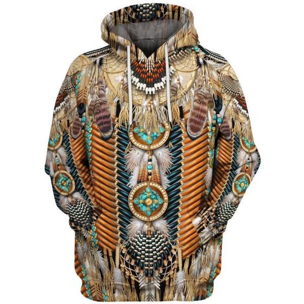 

men's hoodies & sweatshirts feather beads hoodie men hip hop sweatshirt 3d long character printed funny mens clothing hooded streetwe, Black