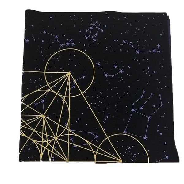 

60 *60 cm altar clothÂ metatrone's cub crystal gridÂ tarot astrology board game embroidery crafts tarot tablecloth